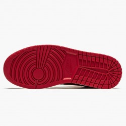 Cheap Air Jordans 1 Mid Banned 2020  Black/University Red/Black Whi 554724-074