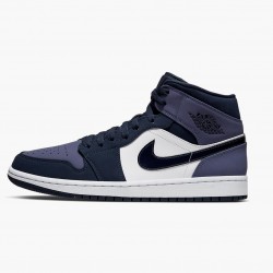 Cheap Air Jordans 1 Mid Sanded Purple Obsidian/Sanded Purple/White  554724-445