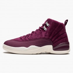 Cheap Air Jordans 12 Retro Bordeaux Bordeaux/Sail-Metallic Silver 130690-617
