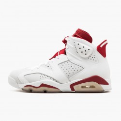 Cheap Air Jordans 6 Retro Alternate White/Gym Red/Pure Platinum Black 384664-113