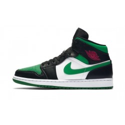Cheap Air Jordans 1 Mid "Incredible Hulk" BLACK/GYM RED-WHITE-PINE GREEN Mens 554724 067