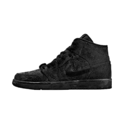 Cheap Air Jordans 1 Mid X CLOT "Black"   