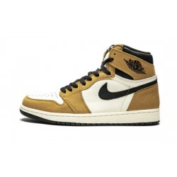 Cheap Air Jordans 1 Retro High "Rookie of the Year" GOLDEN HARVEST/BLACK-SAIL Mens 555088 700