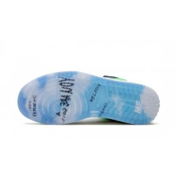 Cheap Air Jordans 1 Mid "Fearless" WHITE/BLACK/HALF BLUE/HABANERO Mens CQ7629 100