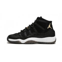 Cheap Air Jordans 11 Retro Premium "Heiress" BLACK/METALLIC GOLD-WHITE Mens 852625 030
