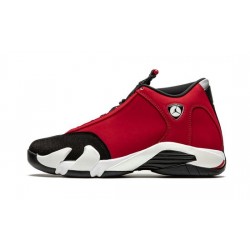 Cheap Air Jordans14 "Gym Red" BLACK/WHITE-OFF WHITE-GYM RED Mens 487471 006