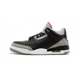 Cheap Air Jordans 3 Retro High OG "Black Cement" BLACK/FIRE RED-CEMENT GREY Mens 854262 001