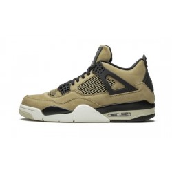 Cheap Air Jordans 4 "Mushroom" MUSHROOM/MULTI COLOR-BLACK Womens AQ9129 200