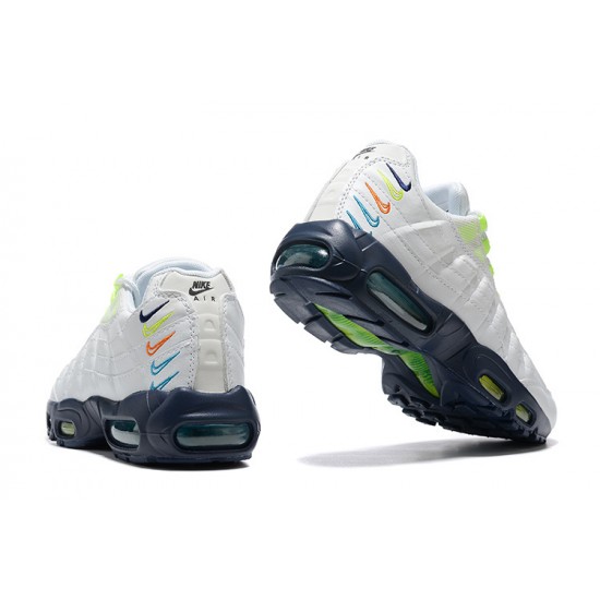 Cheap Nike Air Max 95 TT (M) White Blue Sneakers DX1819-100